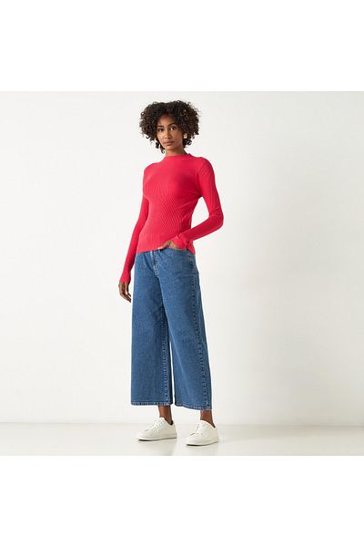 2Xtremz Ribbed Sweater with Long Sleeves