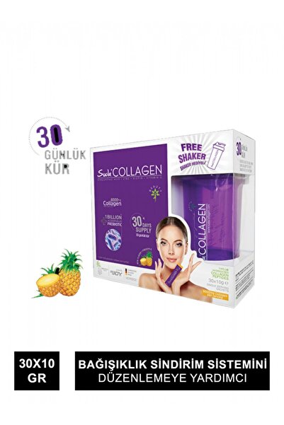Suda Collagen + Probiotic Ananas Aromalı Pineapple Saşe 30x10 Gr 2 Adet
