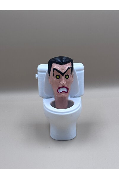 YAZDİR3D Skibidi Toilet G Man Oyuncak Figür Şibili Tuvalet Hediyelik