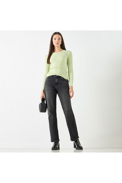 2Xtremz Textured Sweater with Round Neck and Long Sleeves