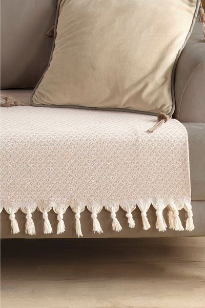 LADYNİL Κάλυμμα Καθίσματος Αστέρι Μπεζ 115x200