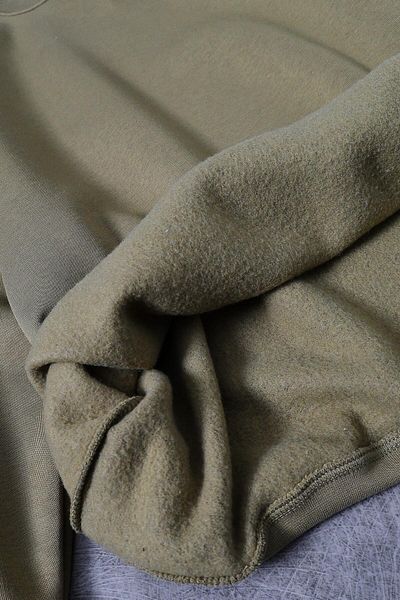 Slatra Ανδρικό φούτερ με κουκούλα χακί Basic Oversize