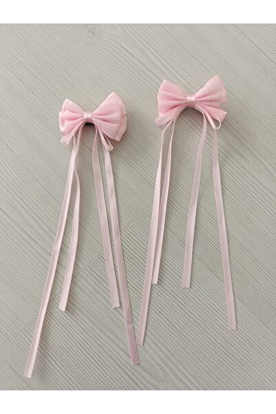 MutluBiDünya Lily Sallantılı Kız Çocuk Kurdele Saç Tokası