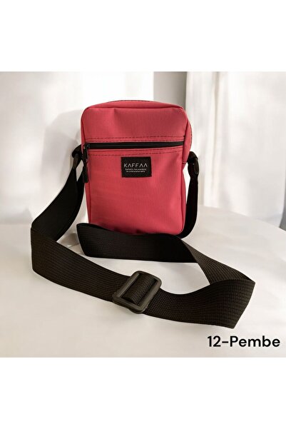 KAFFAA Τσάντα χειρός και ώμου Unisex με λουράκι και τσέπες με φερμουάρ - Ανδρ...