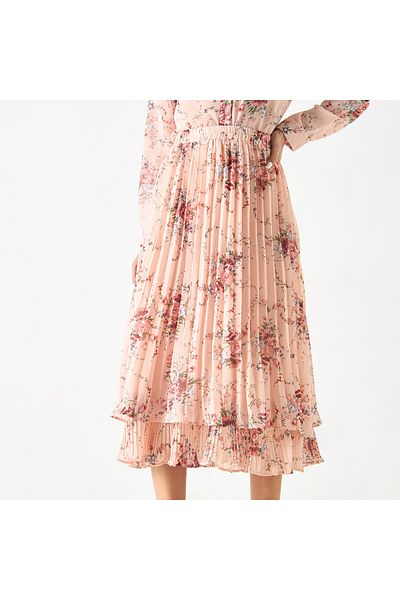 2Xtremz All-Over Floral Print Skirt with Elasticated Waistband