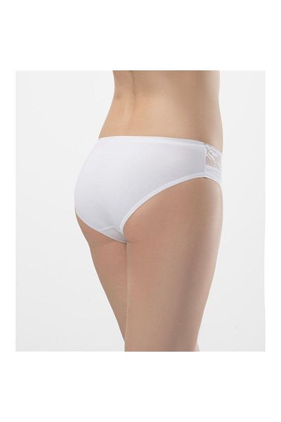 TÜREN Σετ μπικίνι 262 Model White Lace Lycra