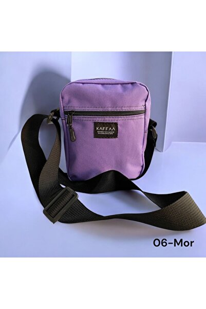 KAFFAA Unisex Askılı Fermuarlı Cepli El Ve Omuz Çantası - Erkek Çantası - Kad...
