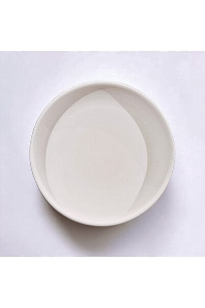 Pordizayn Dik Kenarlı Step Tabak Seramik Bisküvi 20 cm