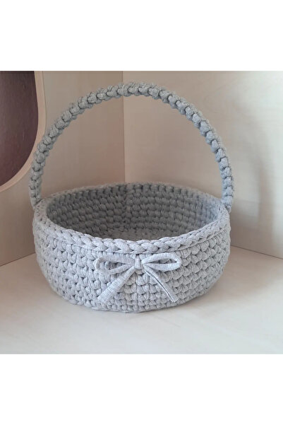 örgüdelisi PENYE İP DEKORATİF SEPET