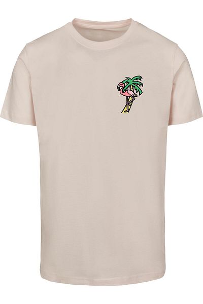 Mister Tee Herren Flamingo T-shirt Round Neck