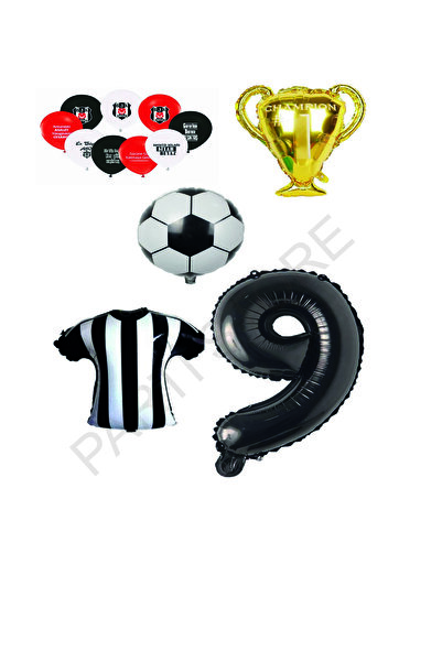 Generic Brand Black and White Balloon Set for 9 Years Old