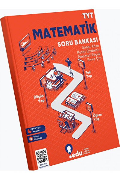 edu eğitim destek uzmanı Edu Yayınları Tyt Matematik Soru Bankası