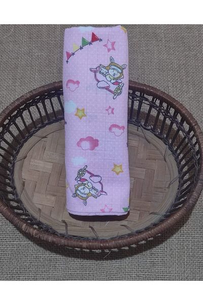 Alpıno Newborn - Muslin Blanket and Blanket (100% Cotton Baby Blanket, 85cm X 85cm)