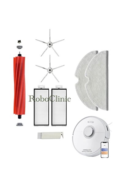 Roboclinic Perie principală compatibilă cu aspiratorul robot Roborock Q7 Max ...