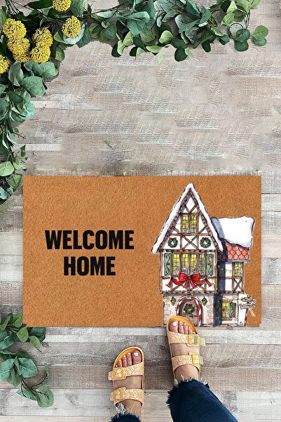 KARMAT المنزل المتساقط بالثلج، ممسحة تحت عنوان المنزل، سجادة أمامية للباب الد...