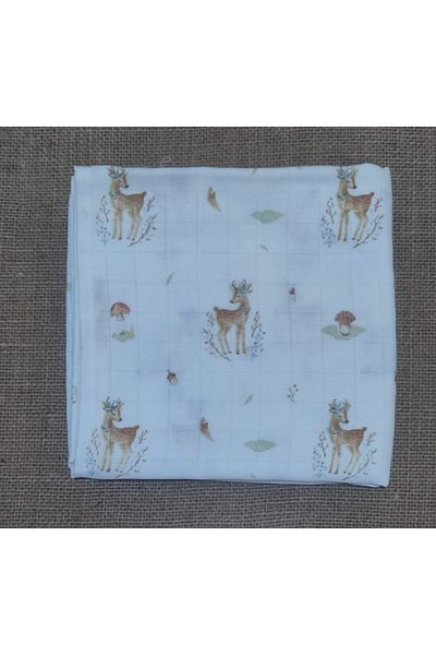 Alpıno Newborn Muslin Blanket & Blanket (100% Cotton Baby Blanket 85 cm X 85 cm)
