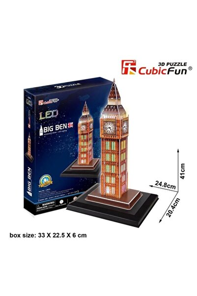 Genel Markalar NECOTOYS CUB/L501H CUBIC FUN LED AYDINLATMALI BİG BEN SAAT KUL...