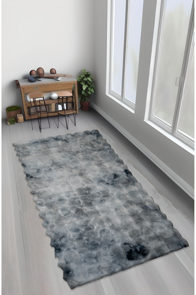 FeelHome Bubble Tavşan Tüyü, Kaymaz Süet Taban, Süper Soft, Ultra Lüks, Yıkan...