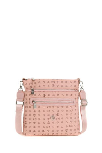 Bilik Deri Монограма Рожева жіноча сумка через плече MTŞ 269-MN