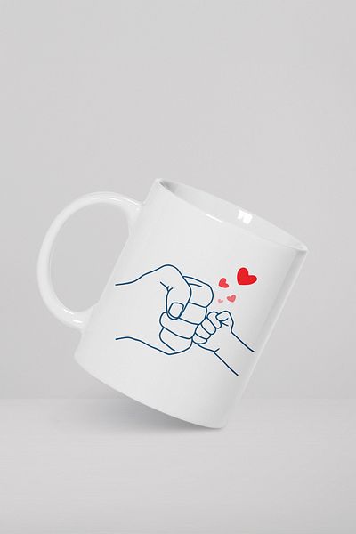 feinas كوب بورسلين - الأم والأب