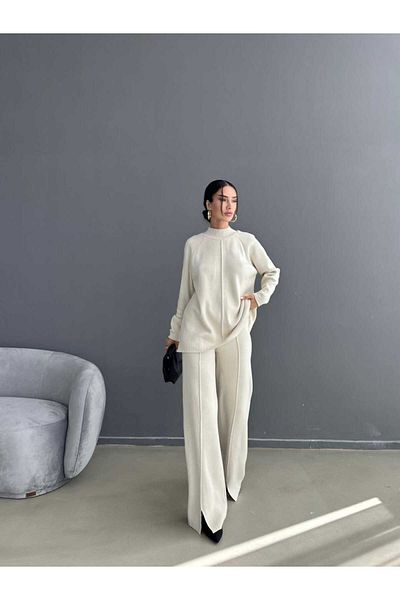 Kağanbutik Fisher Collar Knit Suit