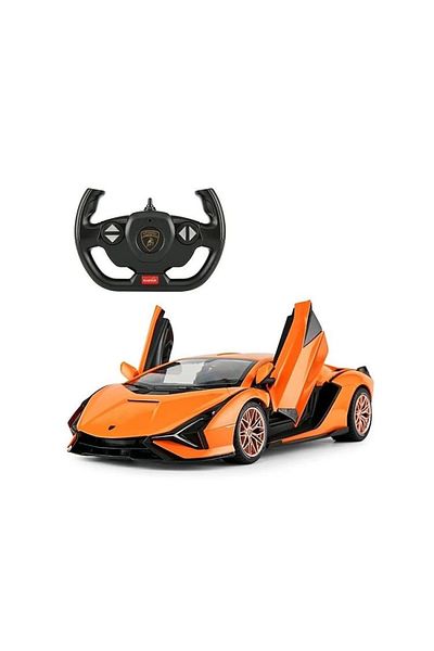 Rastar سيارة SUNMAN 97700 RASTAR LAMBARGHINI SIAN FKP 37 بباب قابل للسحب مع جهاز تحكم عن بعد خفيف 1:14