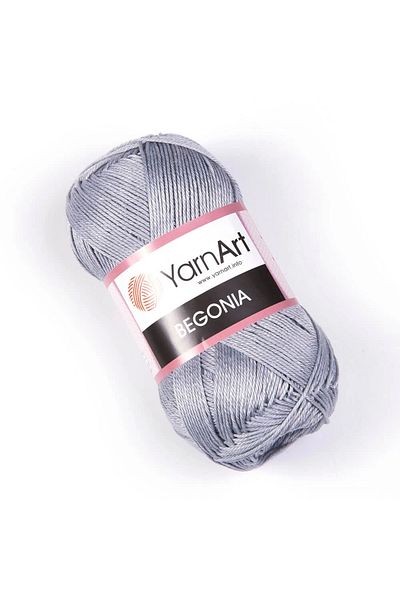 Yarnart Begonia - Mercerized Hand Knitting νήμα Γκρι-μπλε-5326