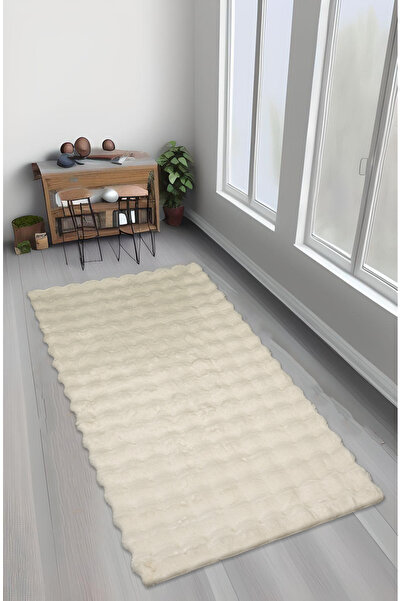 FeelHome Bubble Tavşan Tüyü, Kaymaz Süet Taban, Süper Soft, Ultra Lüks, Yıkan...