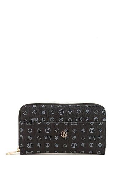 Bilik Deri Monogram Black Women's Wallet Ays05 06-mg