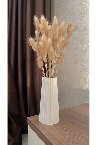 Ahza collection Bohemian Style Large Size Vase Striped Scandinavian Vase