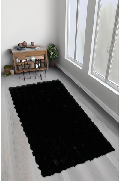 FeelHome Bubble Tavşan Tüyü, Kaymaz Süet Taban, Süper Soft, Ultra Lüks, Yıkan...