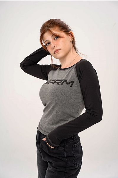 AtegeWear Y2K HARAJUKU ΜΑΚΡΥΜΑΝΙΚΟ ΚΡΟΠ ΜΕ ΑΡΜΟ