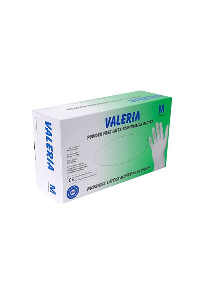 Apex Plus Valeria Latex Powder Free Gloves m 1 Pack