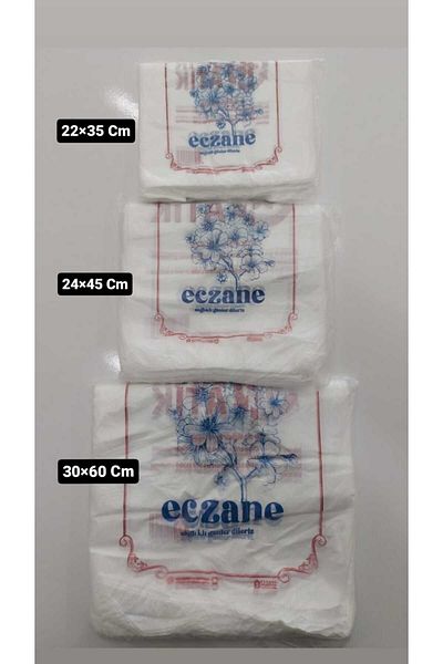 Onbir Tedarik 1000 Pieces - 30×60 cm Large Athlete Pharmacy Bag