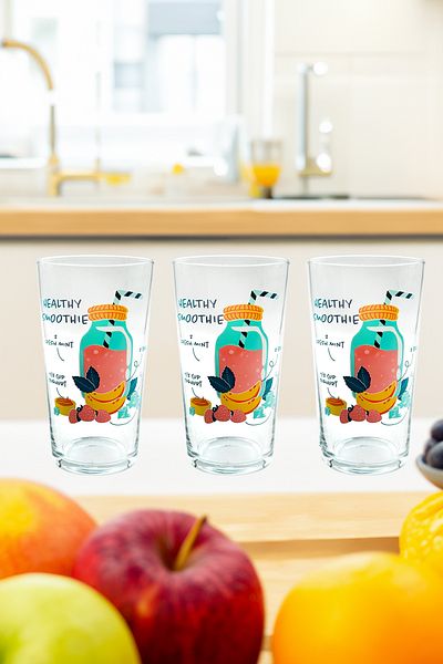 Paşabahçe Conical 3-Piece Soft Drink Cup 42287 570 Cc