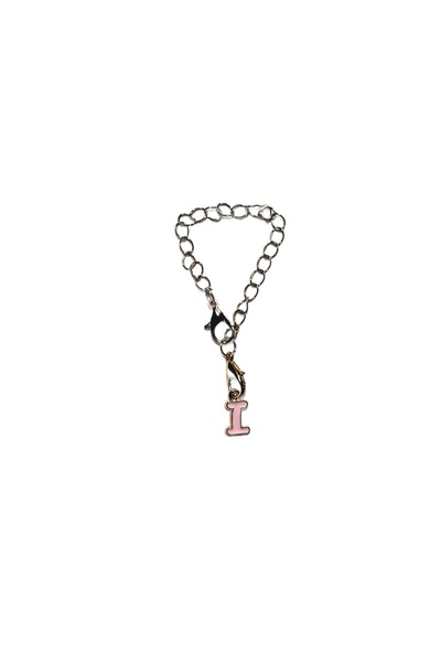 arredamento Letter I Pink Thermos Compatible Charm Accessory Hanging Ornament