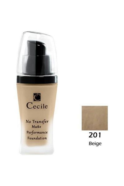Cecile No Transfer Matte Performance Foundation 201 - Matte Foundation