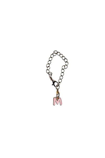 arredamento Letter m Pink Thermos Compatible Charm Accessory Hanging Ornament