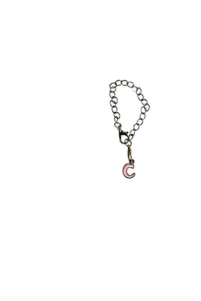 arredamento Letter C Pink Thermos Compatible Charm Accessory Hanging Ornament