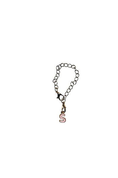 arredamento Letter S Pink Thermos Compatible Charm Accessory Hanging Ornament