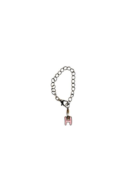 arredamento Letter H Pink Thermos Compatible Charm Accessory Hanging Ornament