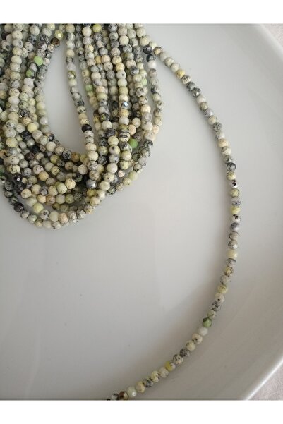 Mudita Tasarım 3 mm yeşil serpantin ( yılan taşı)