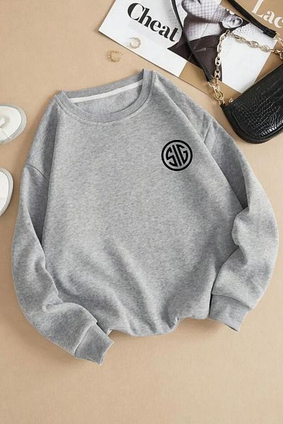 Massgai Φούτερ με στάμπα Sig Sauer Unisex Oversize - Crew Neck Hoodie