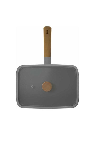 NEOFLAM Fika Aluminum Casting 29 cm Gray Rectangular Pan