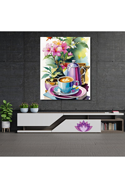 LİLYHOBBYLAND Sayılarla Boyama Hobi Seti (Renkli Baskılı Çerçeveli)  50x65 cm...