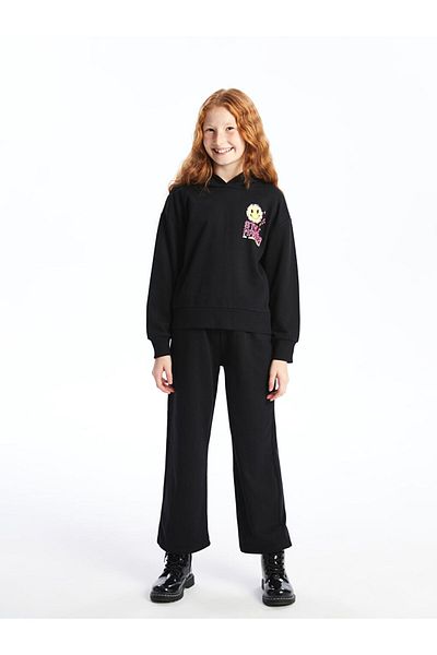 LC Waikiki Lcw Hooded Girl's Tracksuit Suit Fast Fashion