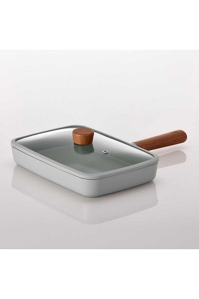 NEOFLAM Fika Aluminum Casting 29 cm Gray Rectangular Pan
