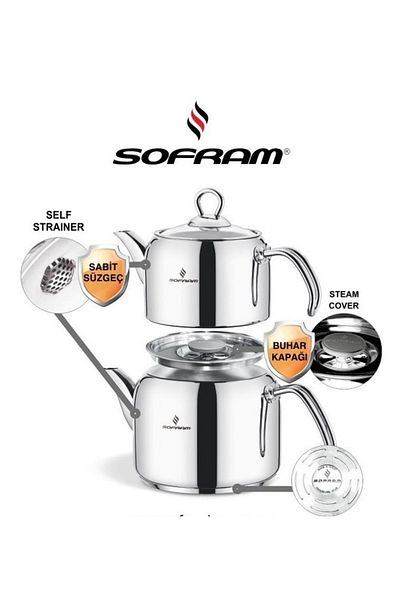 Sofram 140 إبريق شاي ناعم صغير