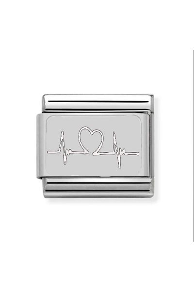 Feride Italian Bracelet Charm Nomi Steel 1 cm 9 mm [Please Read the Description in the Picture] Fmaccesories