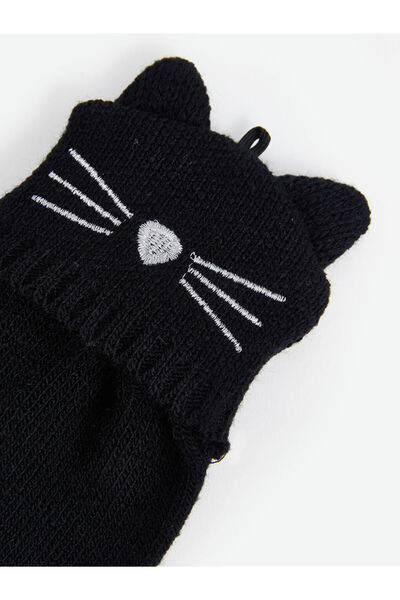 LC Waikiki Lcw Accessories Embroidered Girls' Gloves